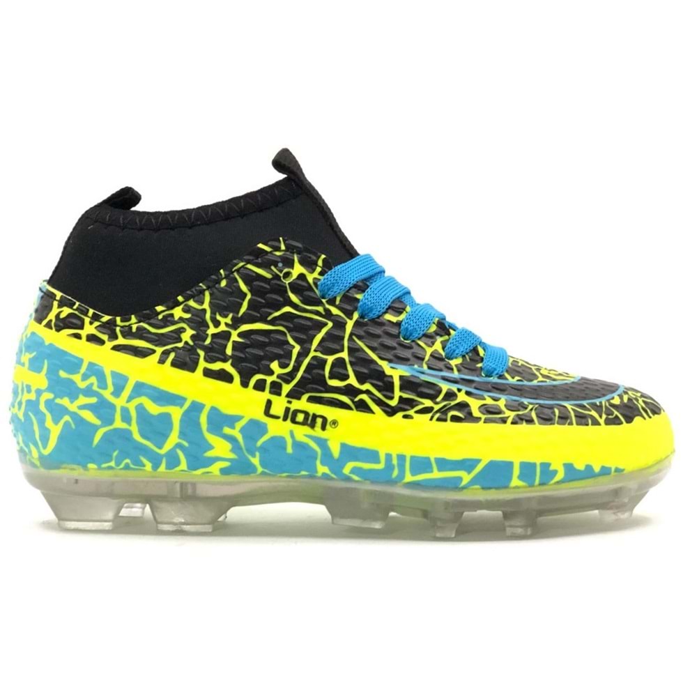 Lion 1071 profesyonel Çocuk Çoraplı krampon Ayakkabı