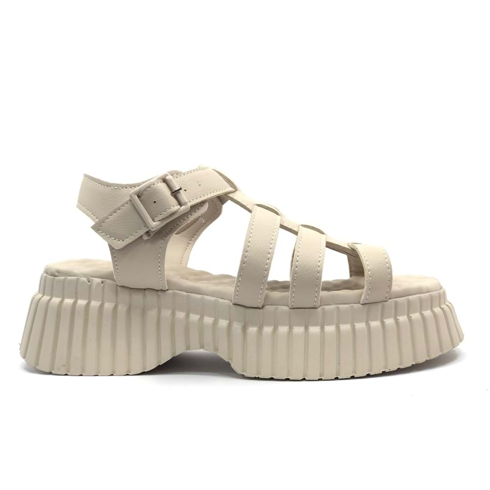 Feles Ortapedik Kalın Taban Kadın Sandalet