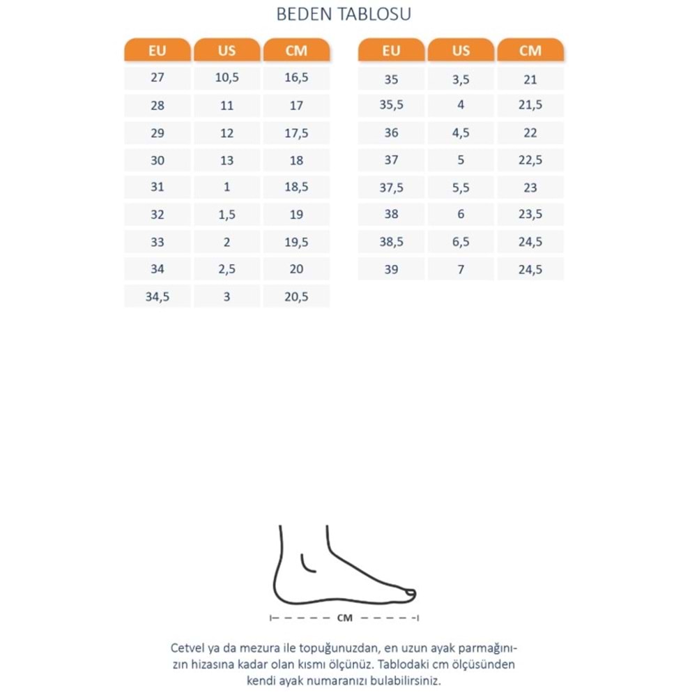 Cool Evo-Toti Sneaker Ortopedik Taban Unisex Çocuk Spor Ayakkabı