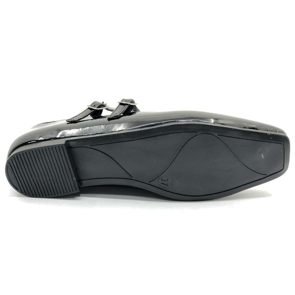 Seribo Çift Toka Detaylı Kadın Babet Ayakkabı