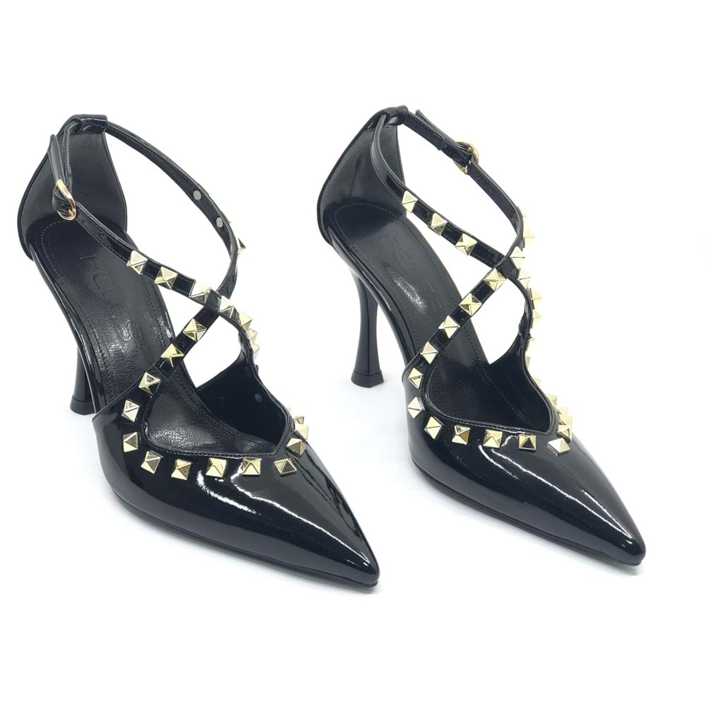 Feles Zımba Detaylı Kadın Topuklu Ayakkabı