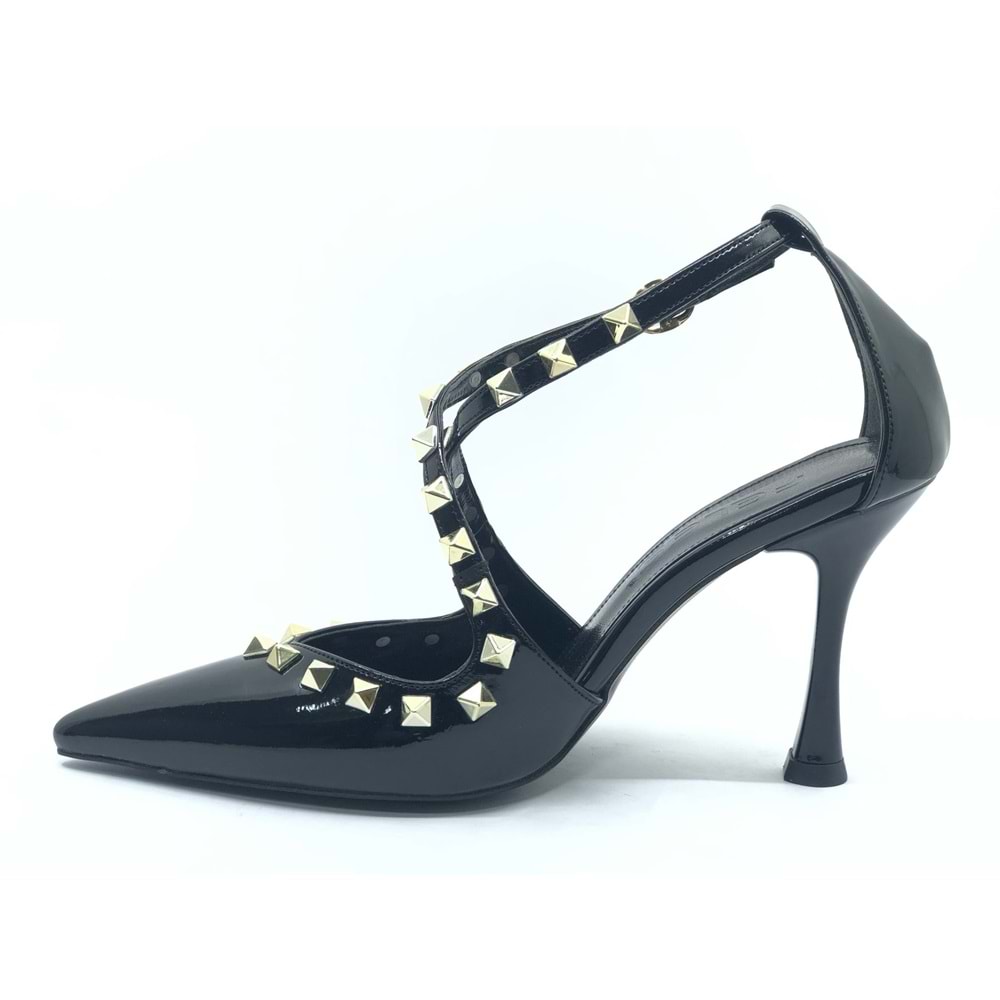 Feles Zımba Detaylı Kadın Topuklu Ayakkabı