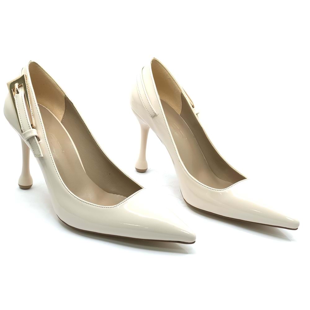 Feles Kemer Detaylı Stiletto Kadın Topuklu Ayakkabı