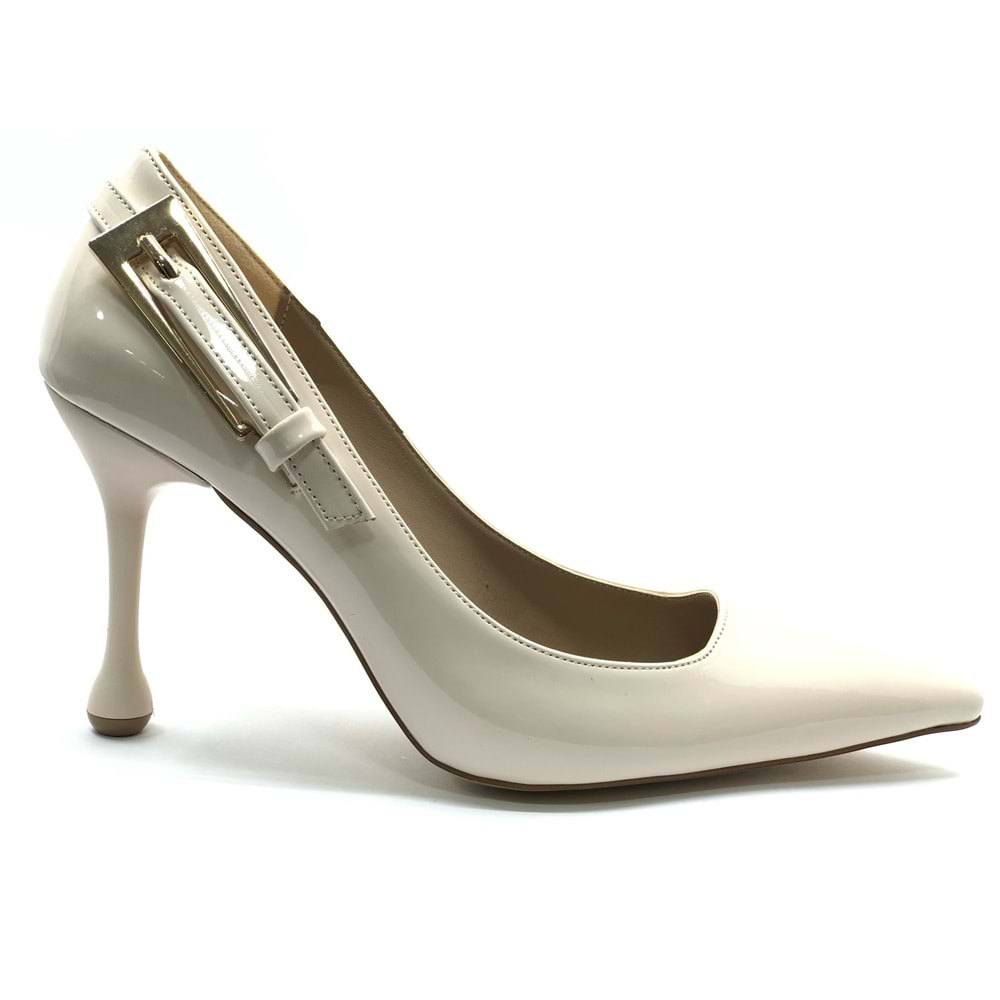 Feles Kemer Detaylı Stiletto Kadın Topuklu Ayakkabı