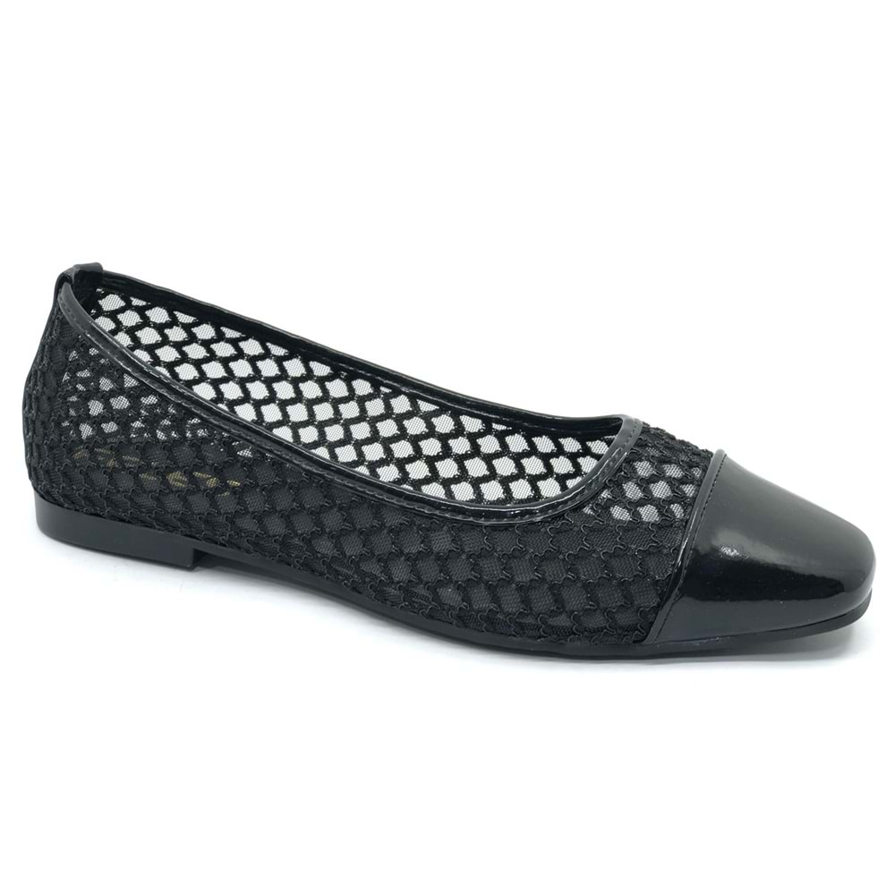 Feles Dantel Detaylı Kadın Babet Ayakkabı