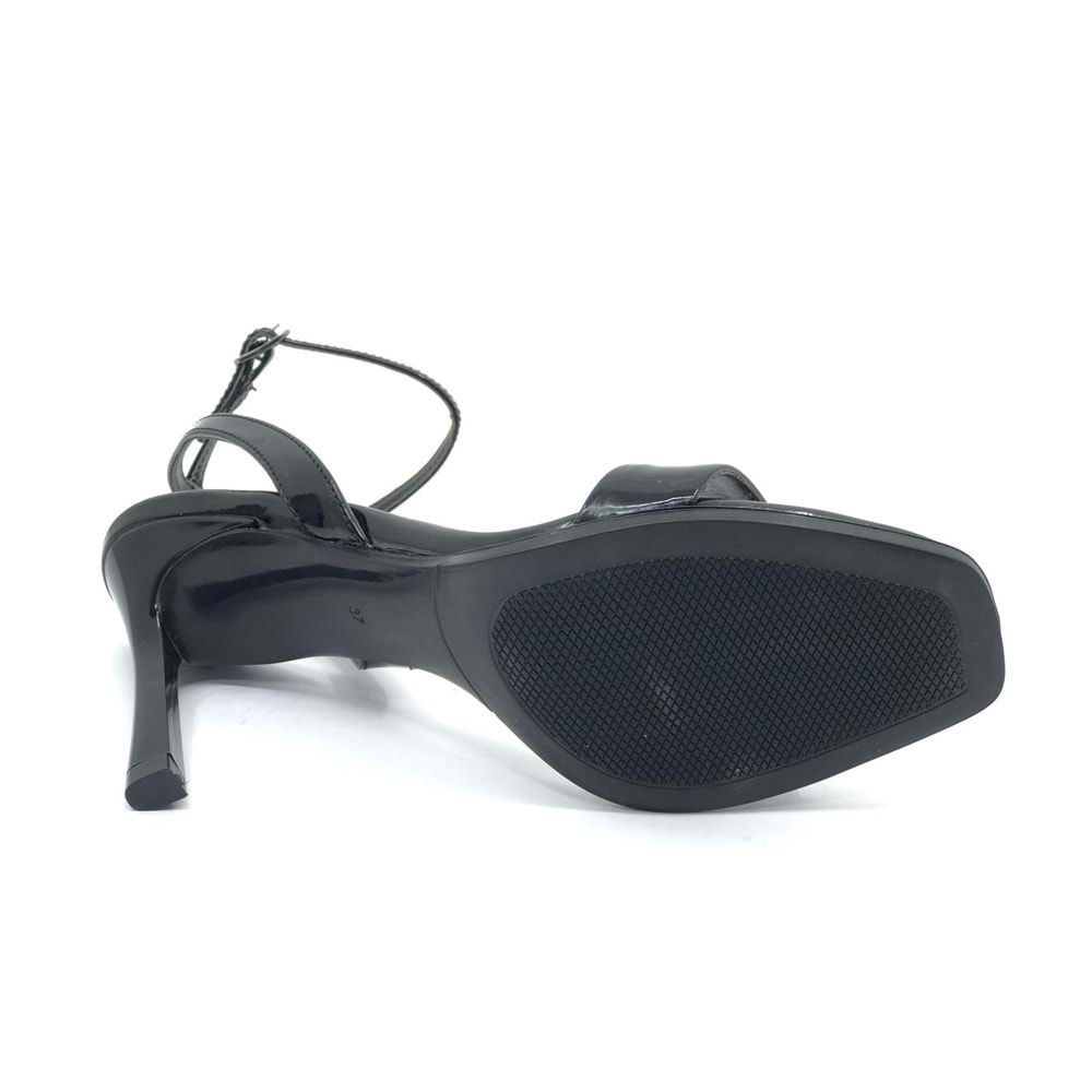 Feles Bilekten Bağlamalı Tek Bant Kadın Topuklu Ayakkabı