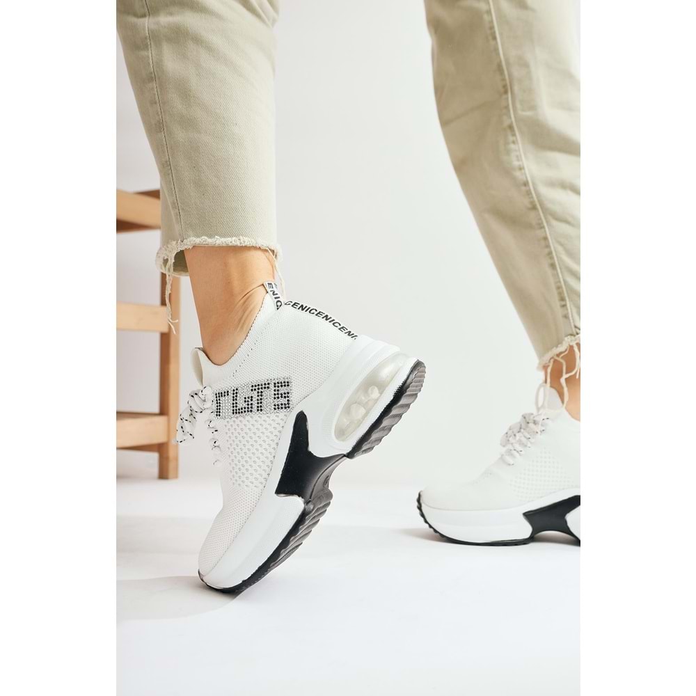 Kocamanlar 48564014 Sneaker Gizli Topuk Kadın Spor Ayakkabı