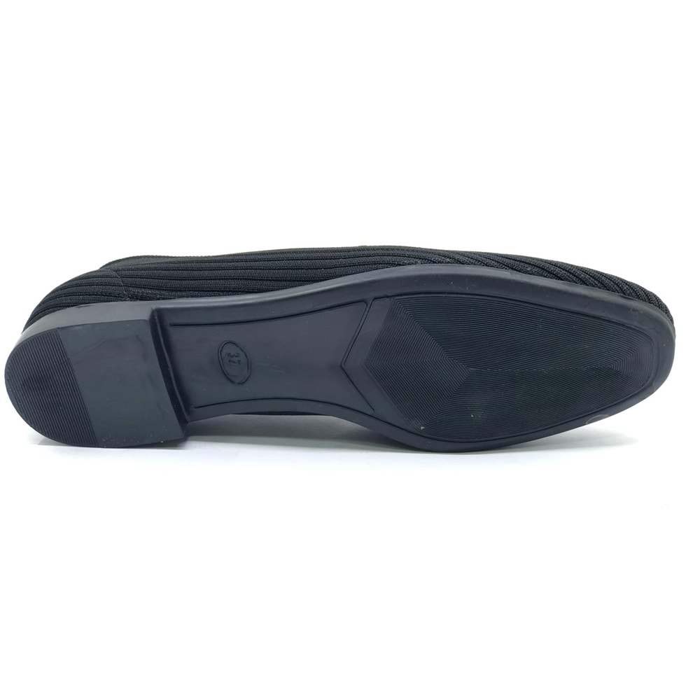 Marry Pace 883175 Toka Detaylı Triko Kadın Babet Ayakkabı