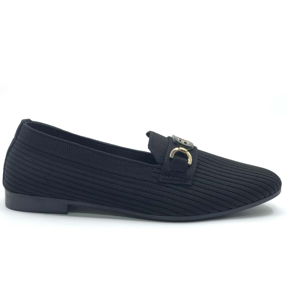 Marry Pace 883160 Toka Detaylı Triko Kadın Babet Ayakkabı