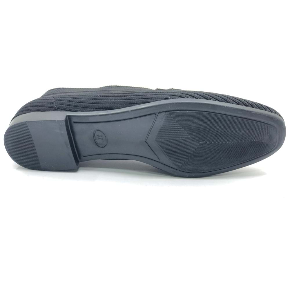 Marry Pace 883160 Toka Detaylı Triko Kadın Babet Ayakkabı