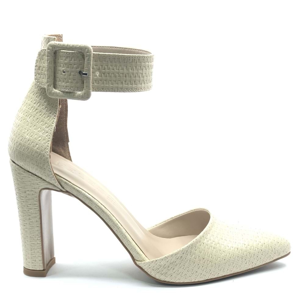 Feles Bilek Detaylı Stiletto Kadın Topuklu Ayakkabı