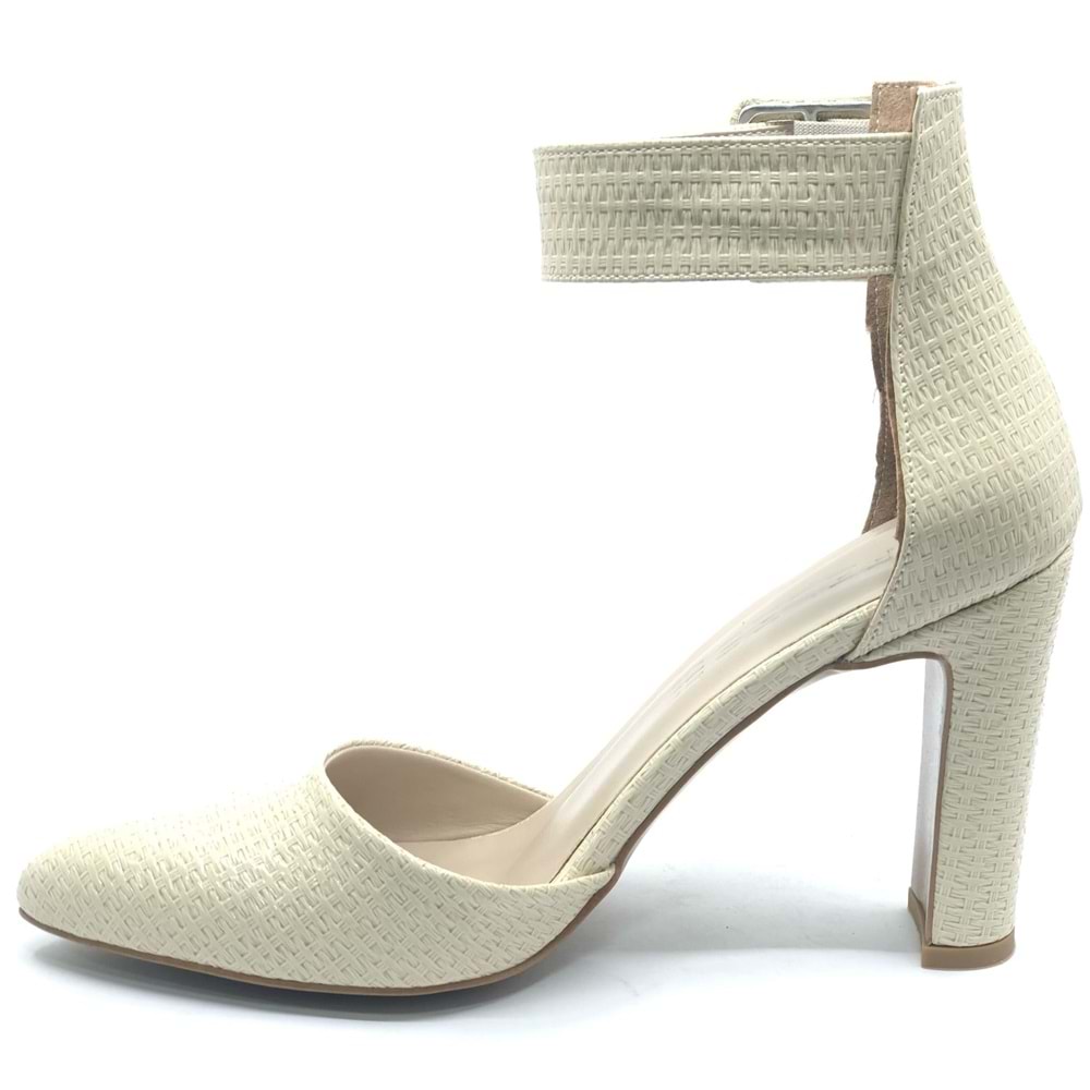 Feles Bilek Detaylı Stiletto Kadın Topuklu Ayakkabı