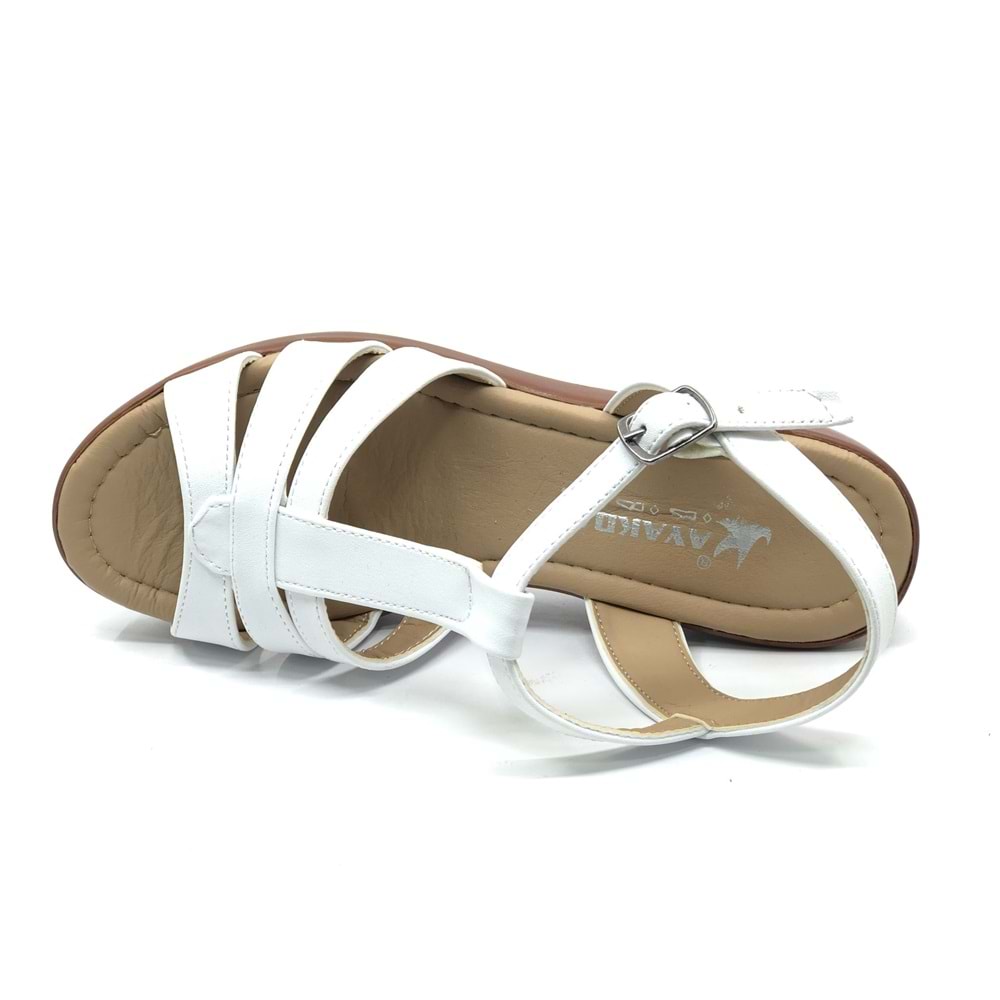 Ayakdaş 1040 Kadın Düz Taban Sandalet