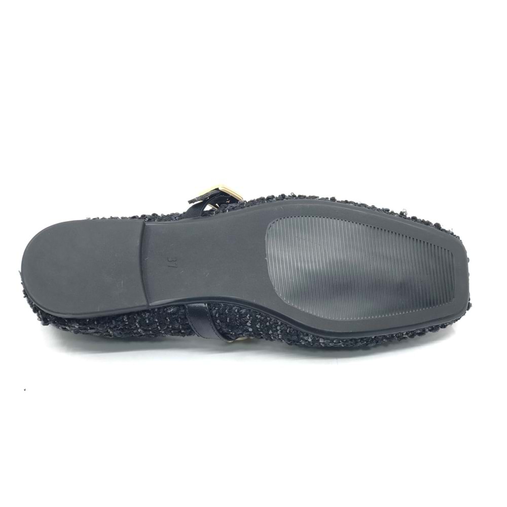 Feles İnci Toka Detaylı Kadın Babet Ayakkabı