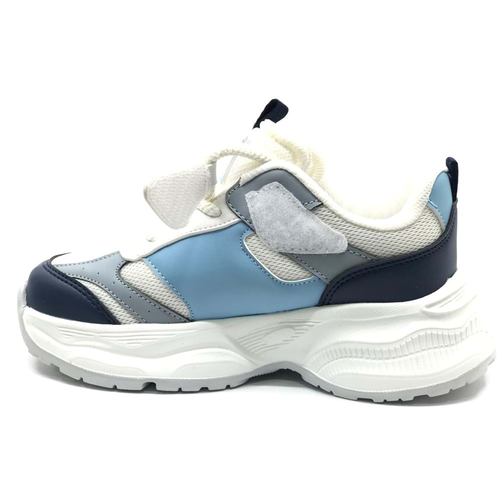 Cool Birian Bağcık Görünümlü Cırt Cırtlı Sneaker Ortopedik Çocuk Spor Ayakkabı