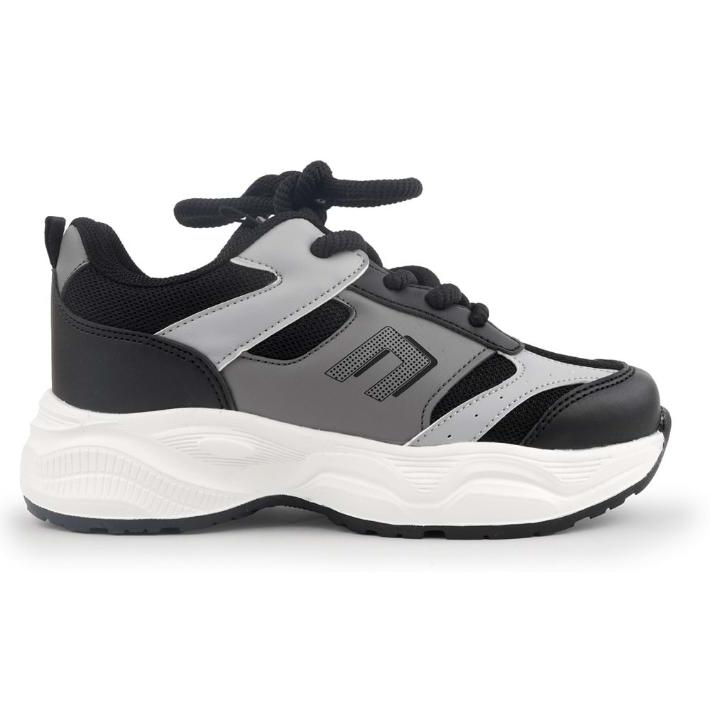 Cool Birian Bağcık Görünümlü Cırt Cırtlı Sneaker Ortopedik Çocuk Spor Ayakkabı