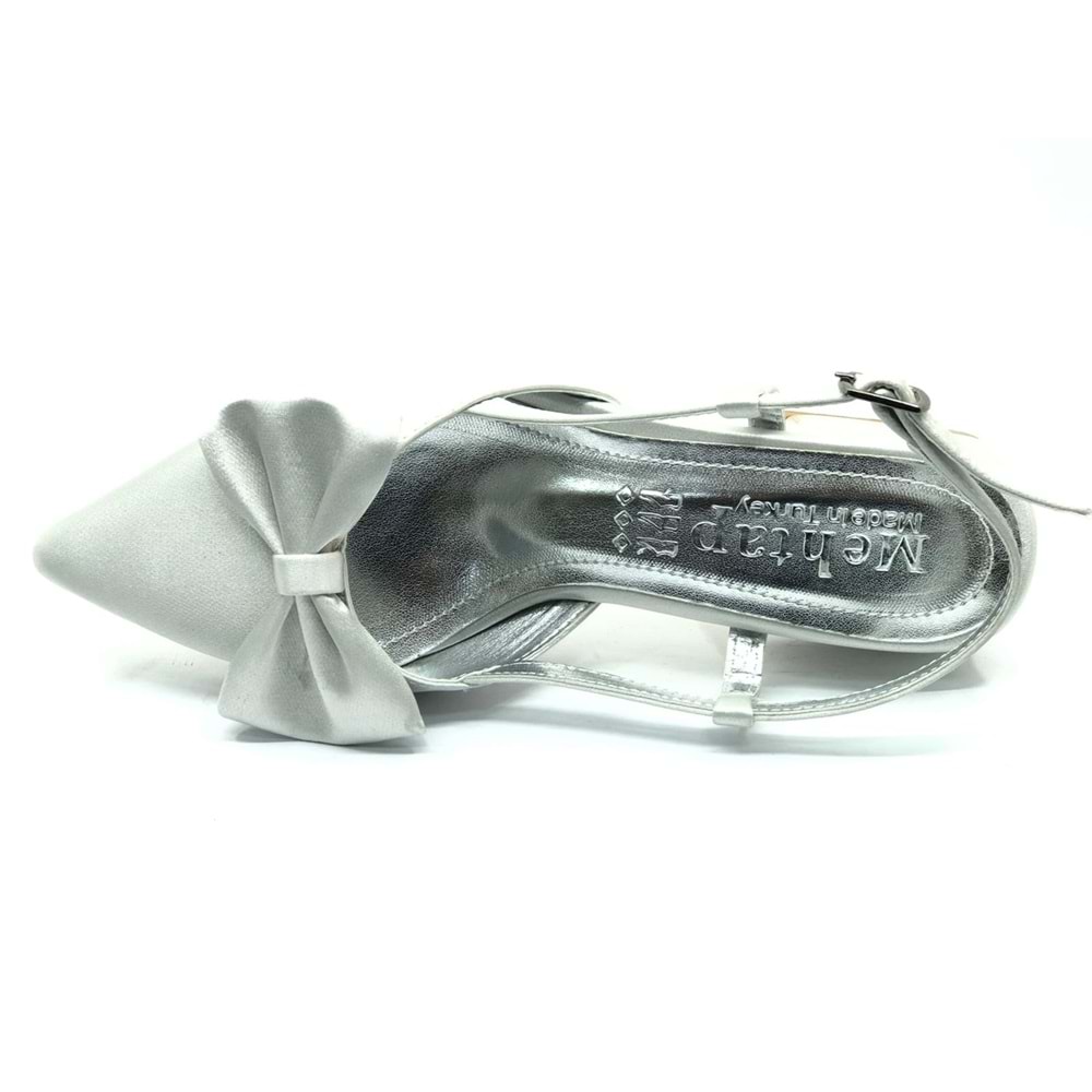 Feles Kurdela Detaylı Arkası Açık Kadın Babet Ayakkabı