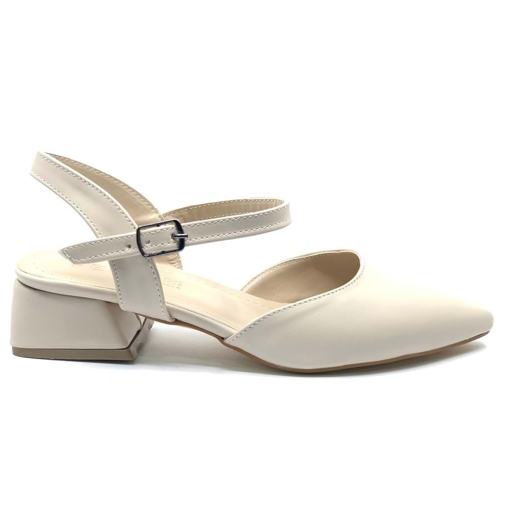 Feles Kısa Topuk Kadın Babet Ayakkabı