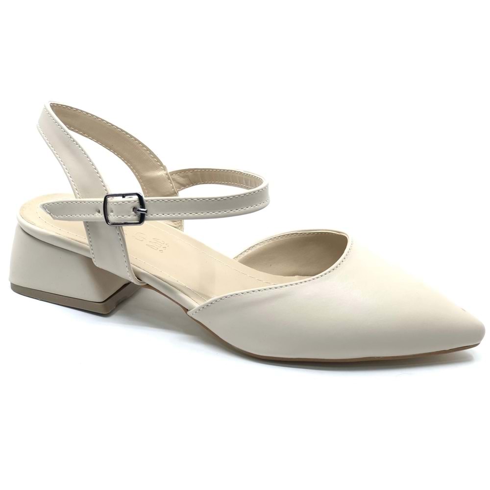 Feles Kısa Topuk Kadın Babet Ayakkabı