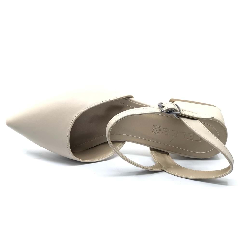 Feles Kısa Topuk Kadın Babet Ayakkabı