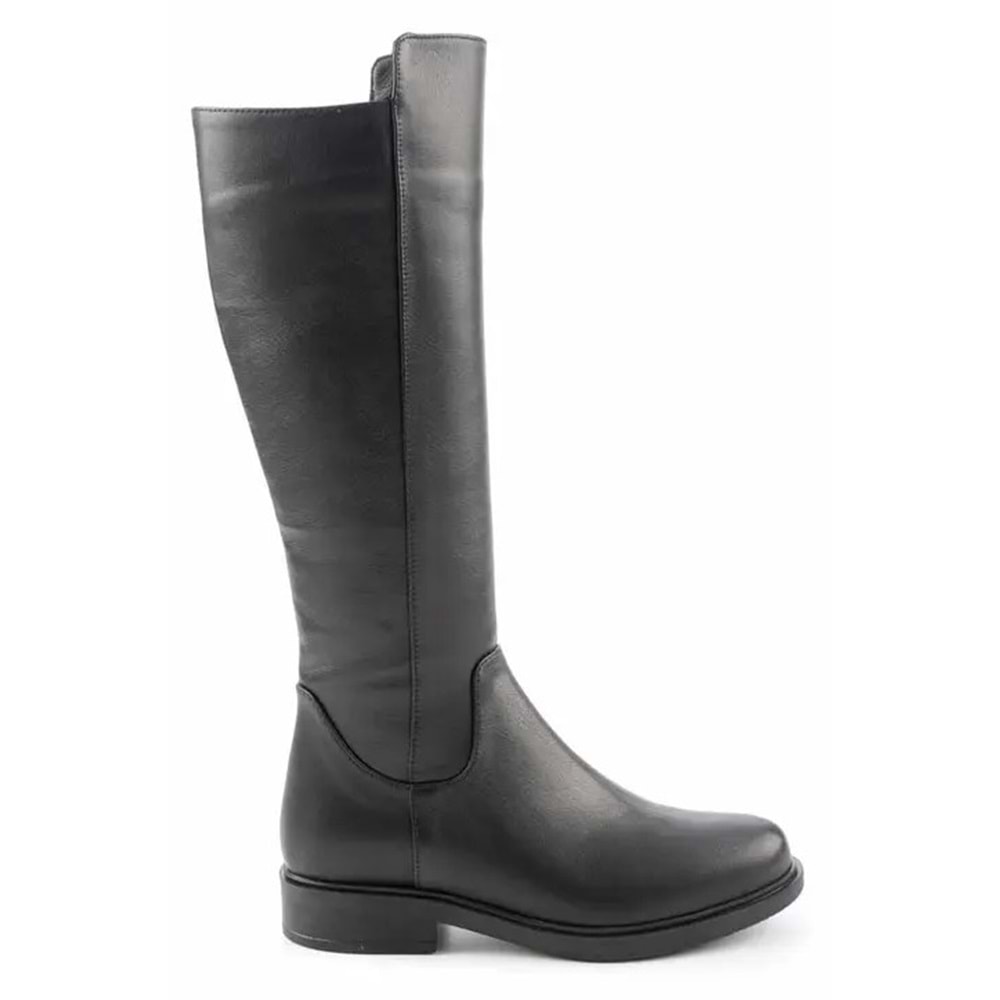 Ayakdaş Binici Düz Taban Hakiki Deri Kadın Çizme