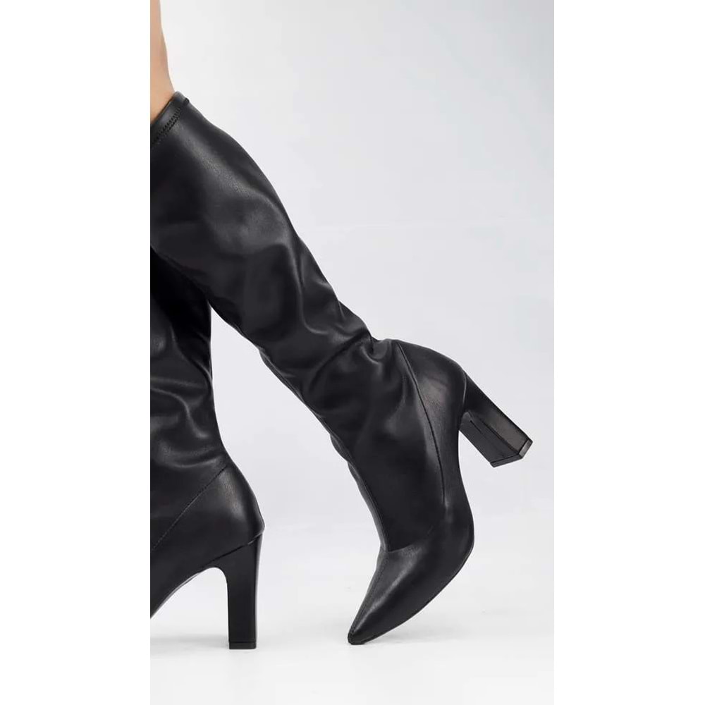 Feles Streç Sivri Burun Kadın Çizme