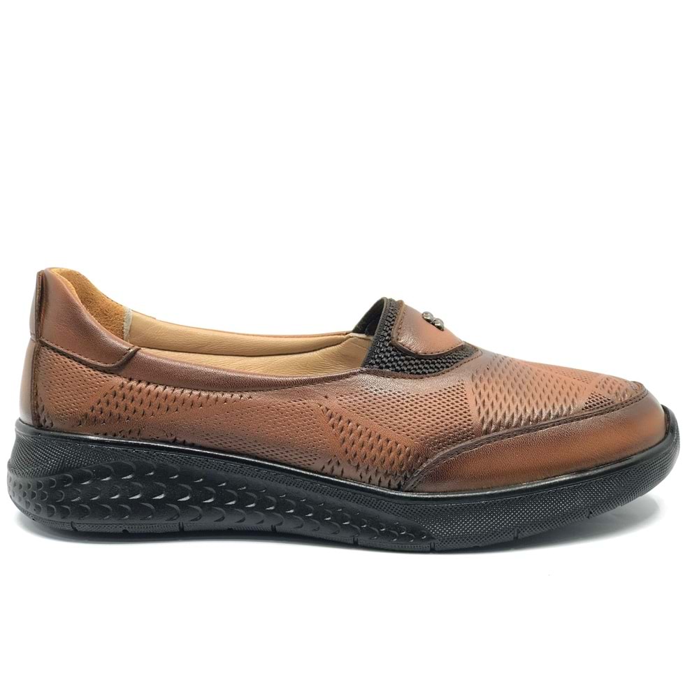 Alfalotti 401 Hakiki Deri Ortopedik Kadın Casual Ayakkabı