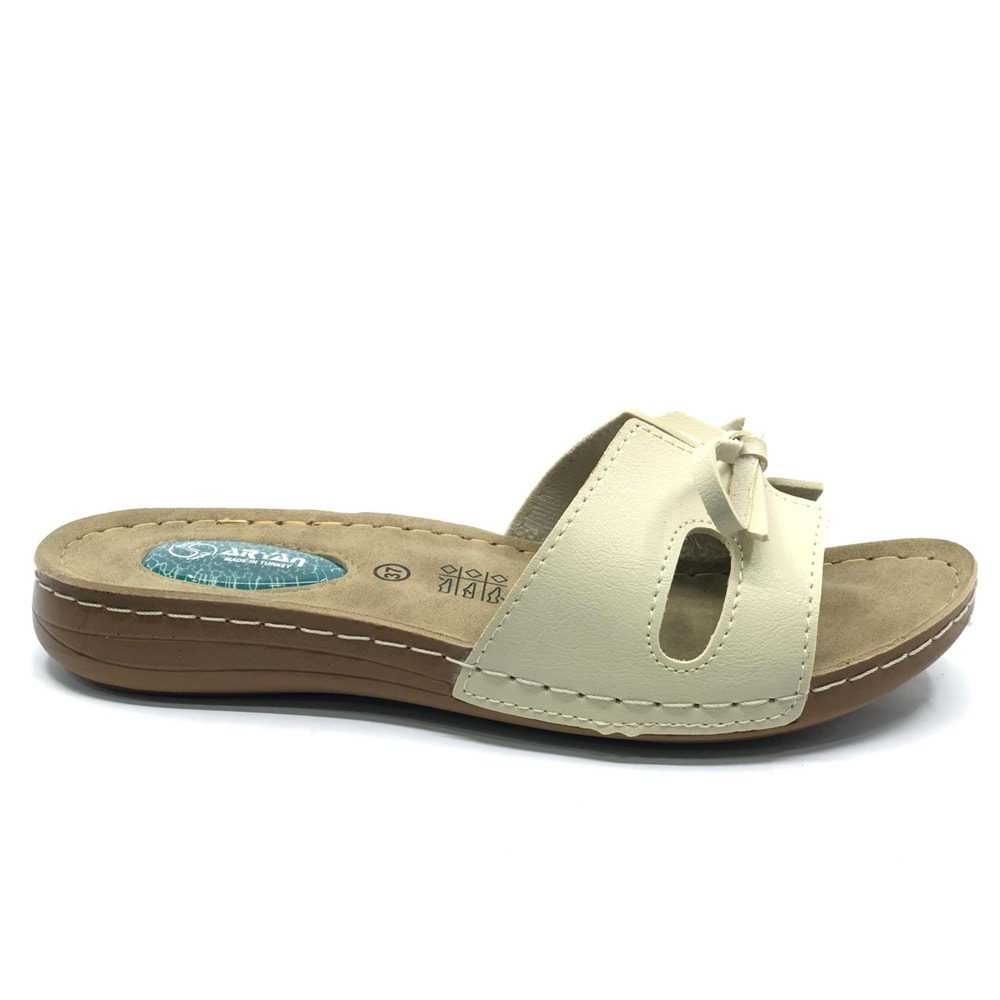 Aryan 11-367-Jel Ökçe Jelli Kadın Ortapedik Terlik