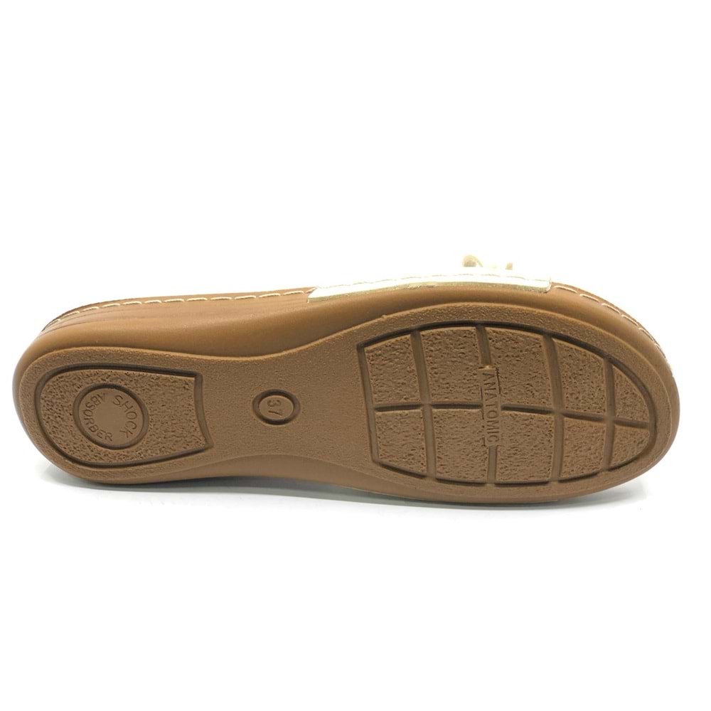 Aryan 11-367-Jel Ökçe Jelli Kadın Ortapedik Terlik