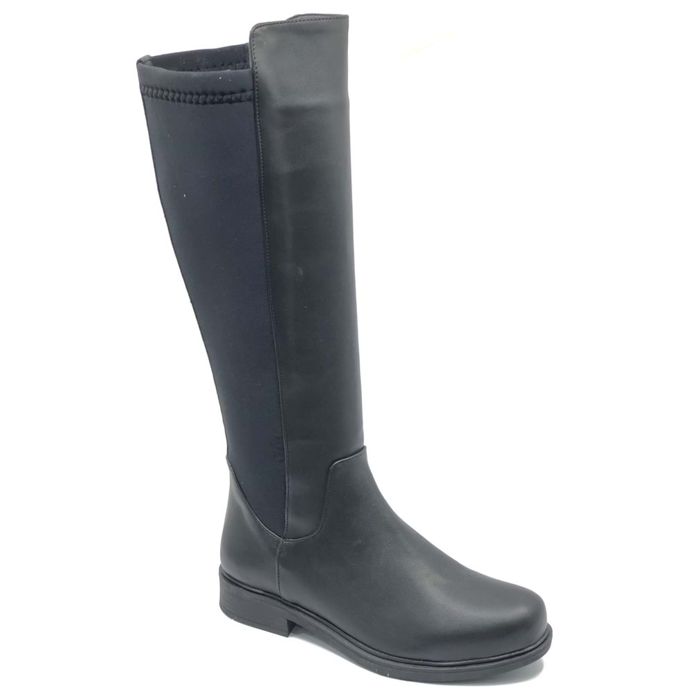 Ayakdaş 002 Düz Taban Streç Kadın Çizme