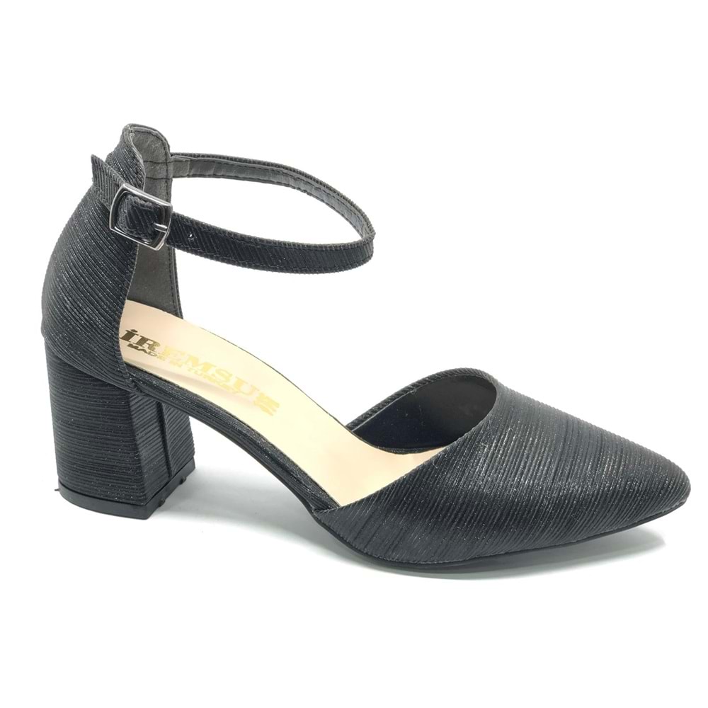 İremsu Çupra Saten Detaylı 5 Cm Topuklu Stiletto Kadın Topuklu Ayakkabı