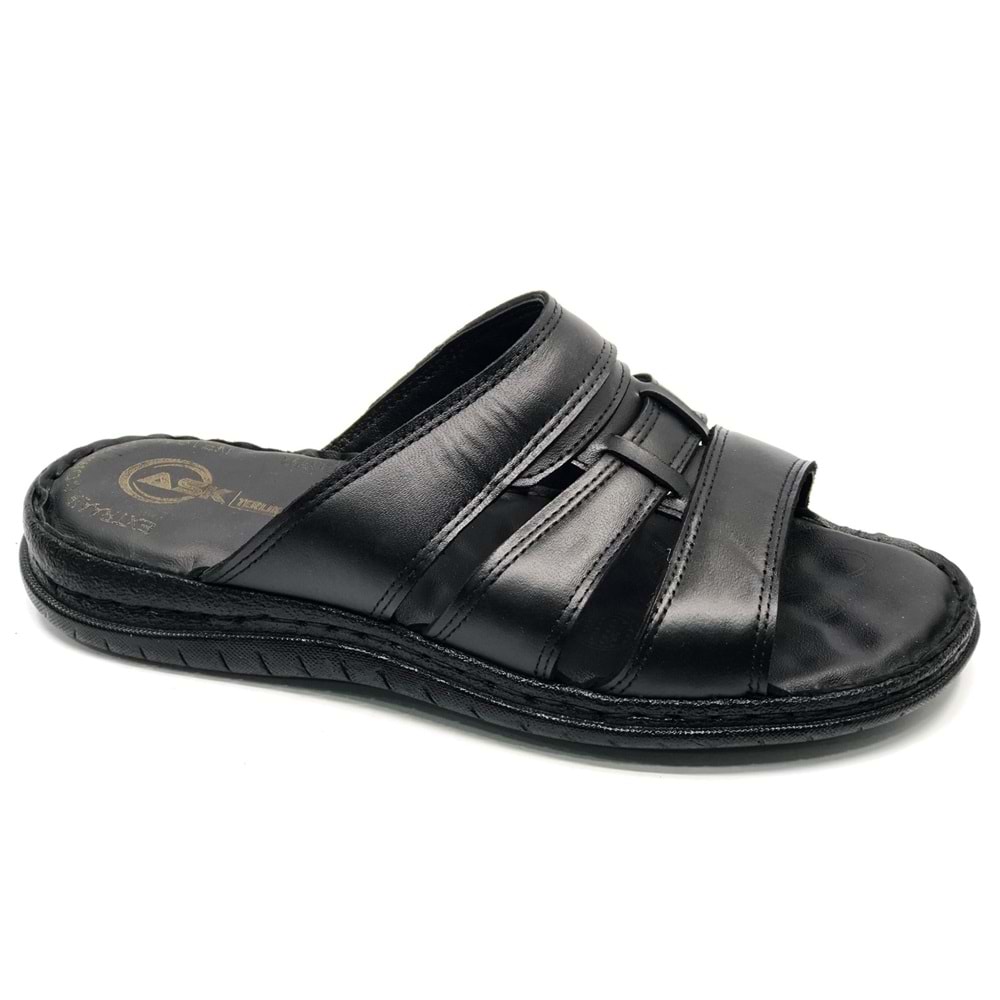 Asker 1926 %100 Hakiki Deri Erkek Full Ortapedik Terlik