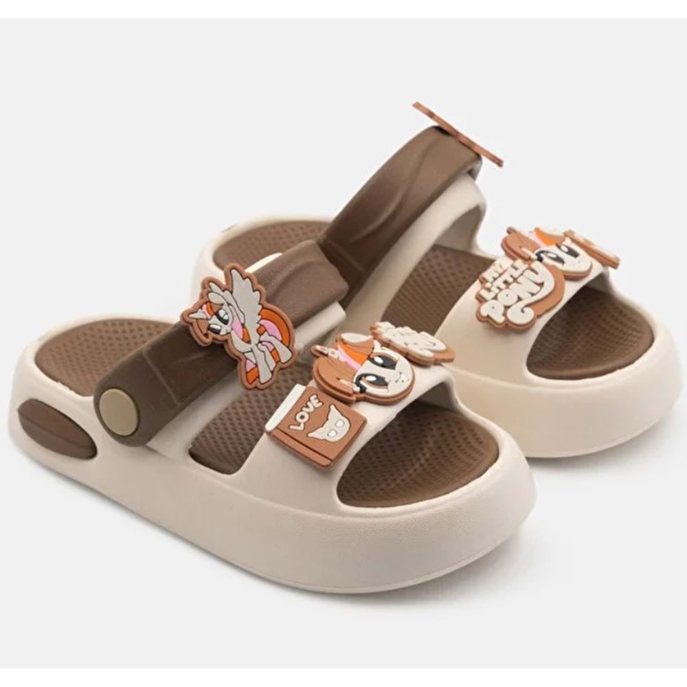 Kocamanlar 4505 Hafif Rahat Taban Okul Kreş Havuz Günlük Unisex Çocuk Terlik