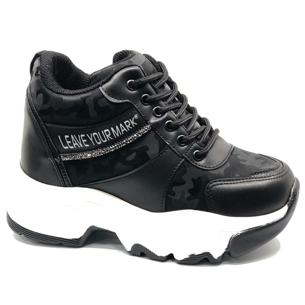 Filet 209 Gizli Topuklu Taban Sneaker Kadın Spor Ayakkabı