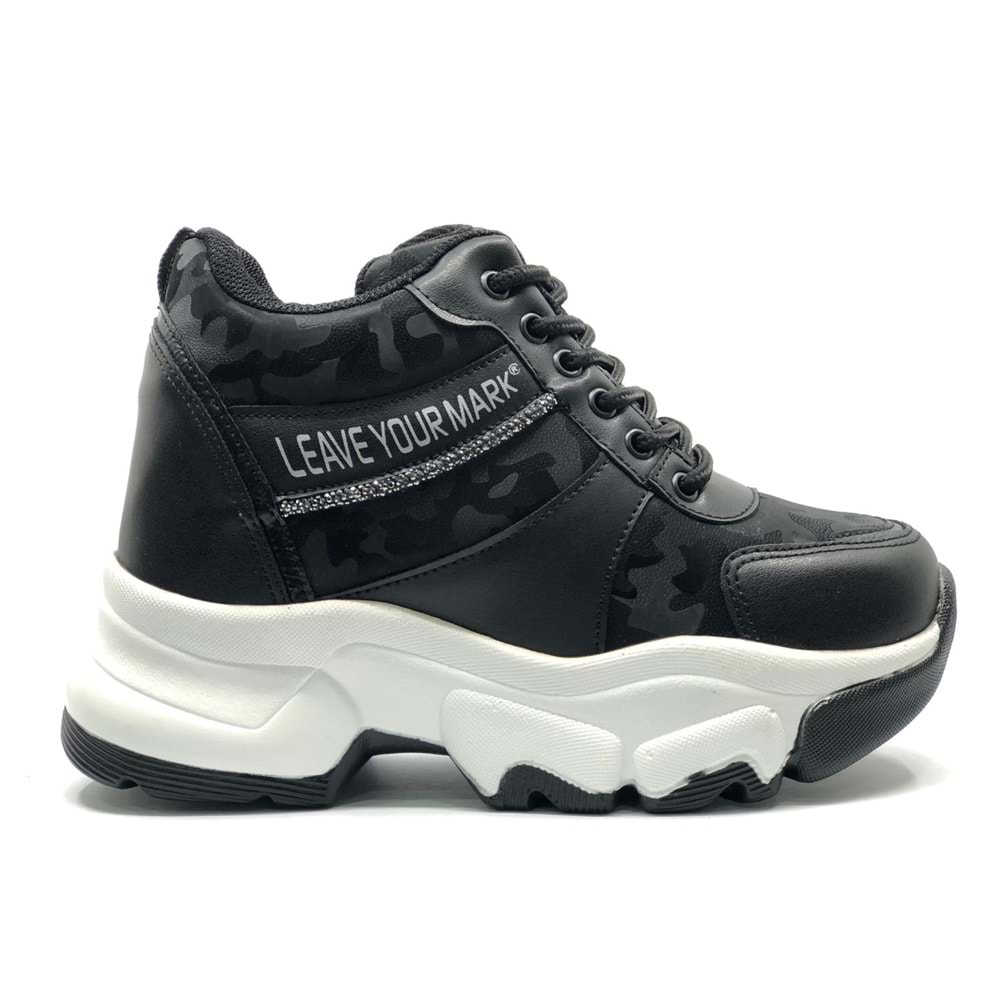 Filet 209 Gizli Topuklu Taban Sneaker Kadın Spor Ayakkabı