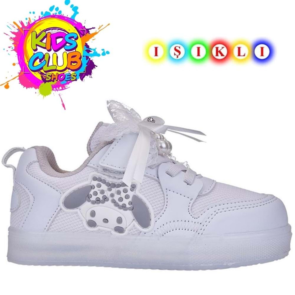 Kocamanlar Kuromi Işıklı Ortopedik Çocuk Spor Ayakkabı