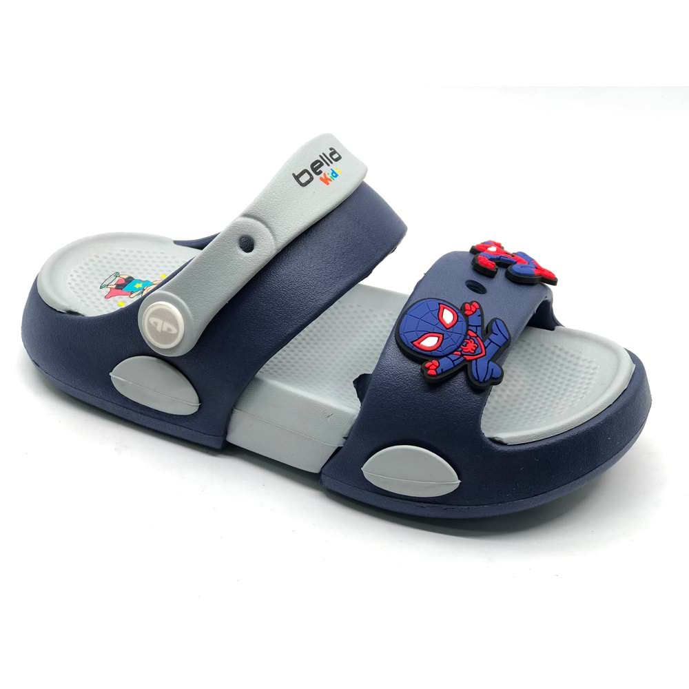 Kocamanlar E482 Hafif Rahat Taban Okul Kreş Havuz Günlük Unisex Çocuk Terlik