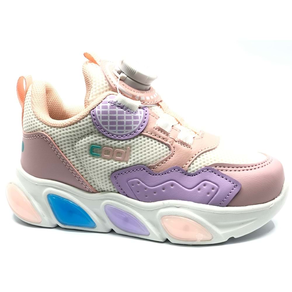 Cool Leon Akıllı Bağcıklı Işıklı Ortopedik Çocuk Spor Ayakkabı