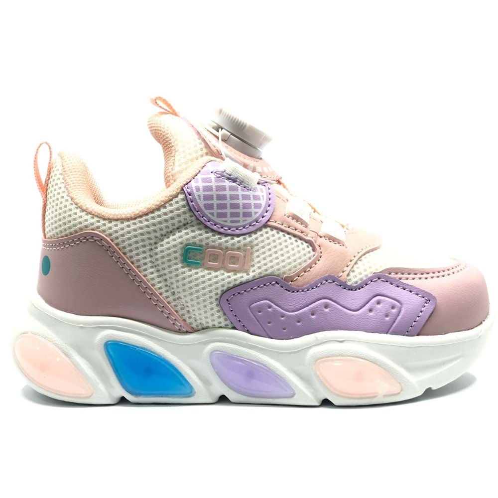 Cool Leon Akıllı Bağcıklı Işıklı Ortopedik Çocuk Spor Ayakkabı