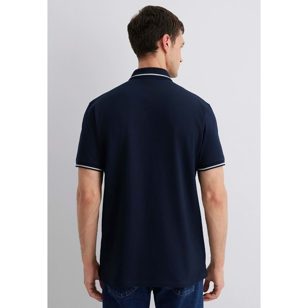 Mavi M0612648-80872 Yaka Detaylı Erkek Polo Yaka Tişört Erkek Tişort