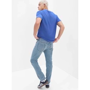 Gap V-Straıght Sımı Lıght Washwell™ Jeans 778774000 Düz Kalıp Erkek Kot Pantolon