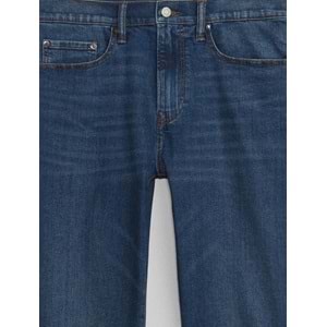 Gap V-Slim Opp Med Lennox GapFlex Washwell™ Slim Jean Pantolon Dar Kalıp Erkek Kot Pantolon