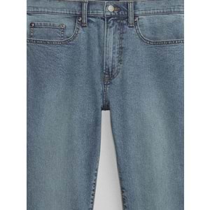 Gap V-Slım Opp Lt Adu 831333000 GapFlex Slim Jean Pantolon Dar Kalıp Erkek Kot Pantolon