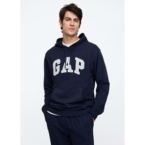 Gap V-Frch Ft Herıtage Logo Po - 868453007 Erkek Kapüşonlu Sweatshirt