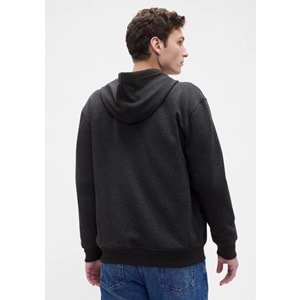 Gap V-Heritage Gap Logo Fz 851516 Erkek Kapüşonlu Fermuarlı Sweatshirt