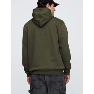 Gap Relaxed Gap Logo Camo Fıll 799757 Erkek Kapüşonlu Sweatshirt