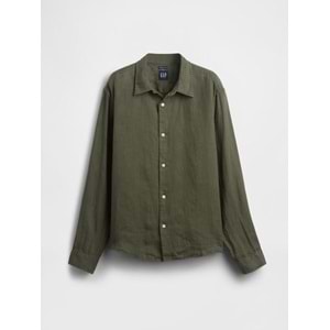 Gap Keten Karışımı Standart Fit Gömlek 887952007 Erkek Gömlek