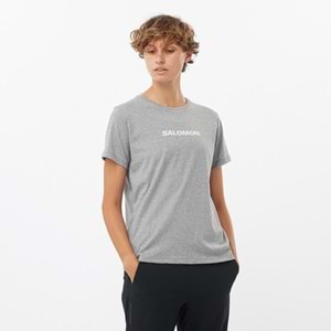 Salomon LC2217500 Logo SS Tee W Tişört Kadın T-Shirt