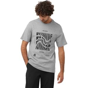 Salomon LC2219000 Running Graphic SS Tee Tişört Erkek T-Shirt