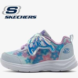 Skechers Glimmer Kicks-Magical Wings 303260N-LBLV Işıklı Ortopedik Çocuk Spor Ayakkabı